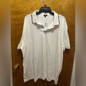 Express men’s white short sleeve polo shirt new men’s top size XL